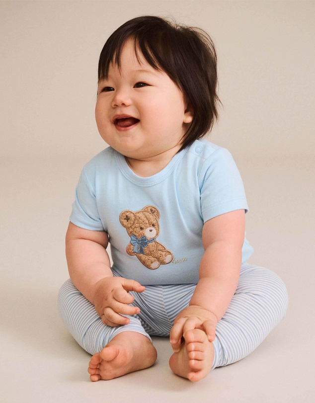 Huxbaby - Bow Hux Sslv Bodysuit - Babies