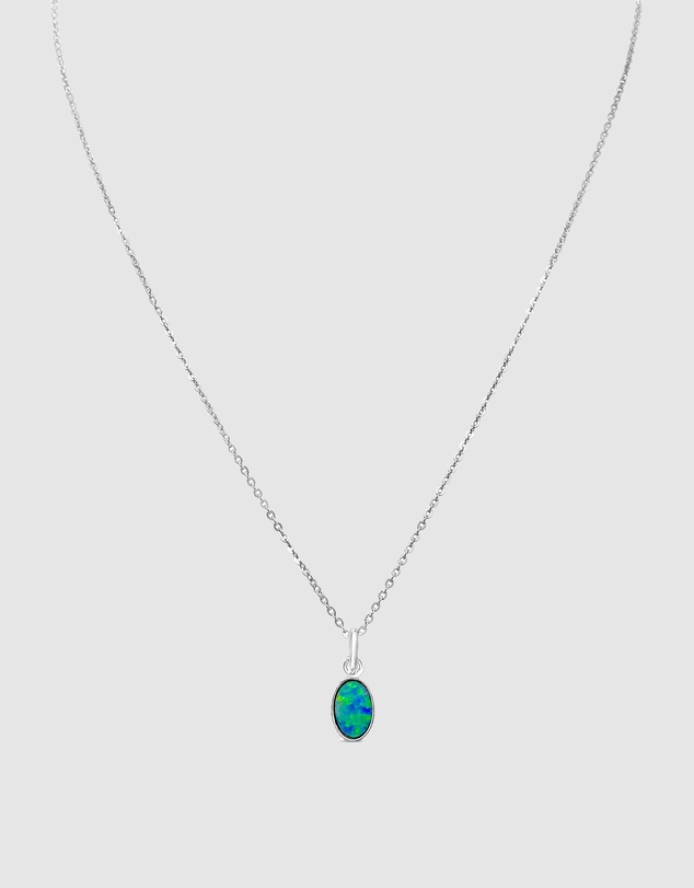 Ichu - Oval Opal Charm
