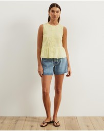 Atmos&Here - Tilly Peplum Shift Top