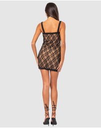 EDIKTED - Thea Lace Mini Dress