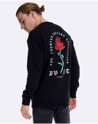 DVNT - Barbed Rose Crewneck