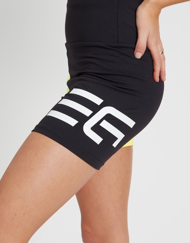 EN GARDE Apparel - Black & Yellow Bike Shorts