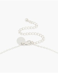 Lovisa - Waterproof Stainless Steel Large Bubble Letter S Necklace