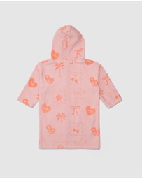 Crywolf - EVERYWHERE ZIP-UP TOWEL Pink