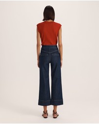 SABA - Ava Cropped Wide Leg Jean