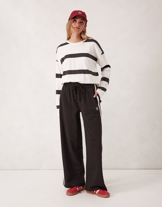 Ceres Life - Gigi Wide Leg Terry Trackpant