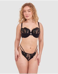 Bras N Things - Vamp Vixen High Leg G String - Black