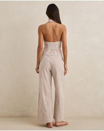 Rhythm - Louise Tie Front Halter Top