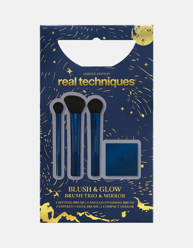 Real Techniques - STARLIGHT GIFTING - Blush & Glow Brush Trio