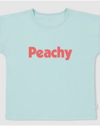 Olive & The Captain - Everything Is Peachy Relaxed Fit Tee - Babies-Kids