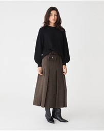 Forcast - Evelyn Pleated Skirt