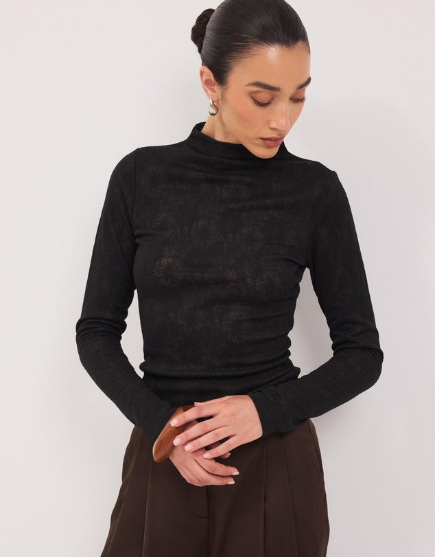Calli - Lilly Textured Jersey Top