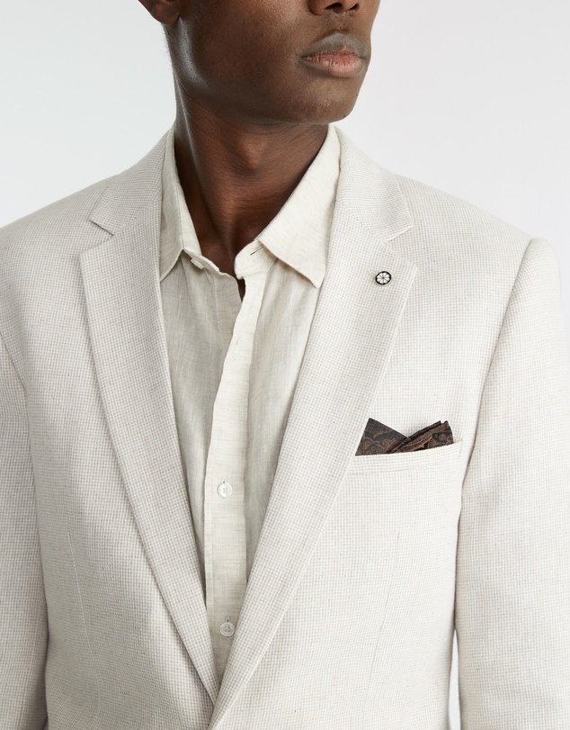 yd. - Reece Linen Blend Blazer