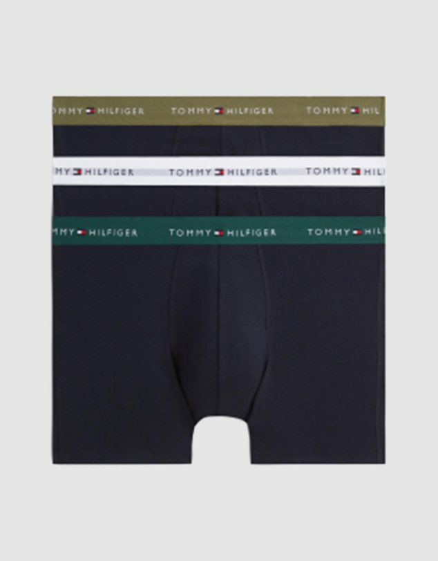 Tommy Hilfiger - 3-Pack Signature Contrast Waistband Boxer Briefs