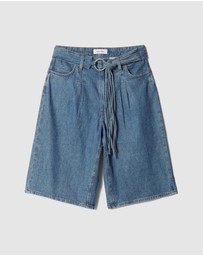 & Other Stories - Long Denim Shorts
