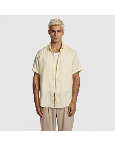 yd. - Lewis Pure Linen Shirt