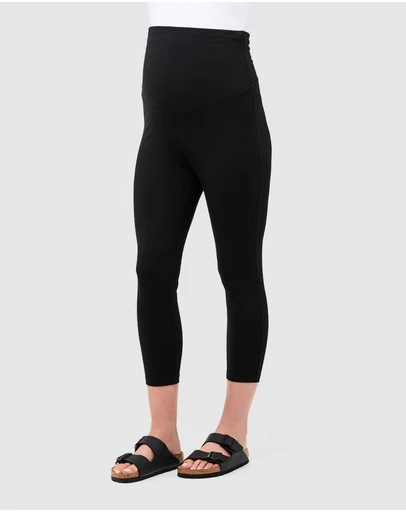 Ripe Maternity - Organic Over Bump 3/4 Legging