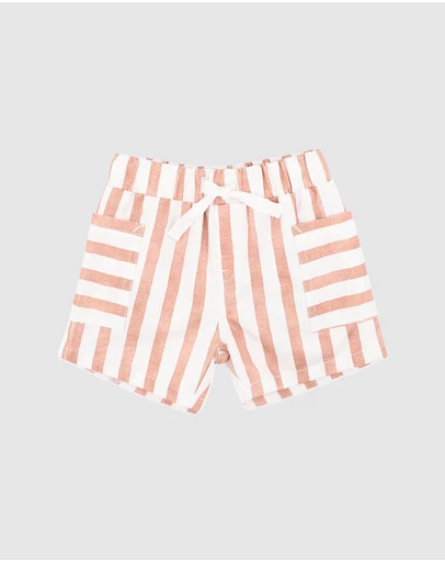 Bebe by Minihaha - Max Stripe Shorts - Babies