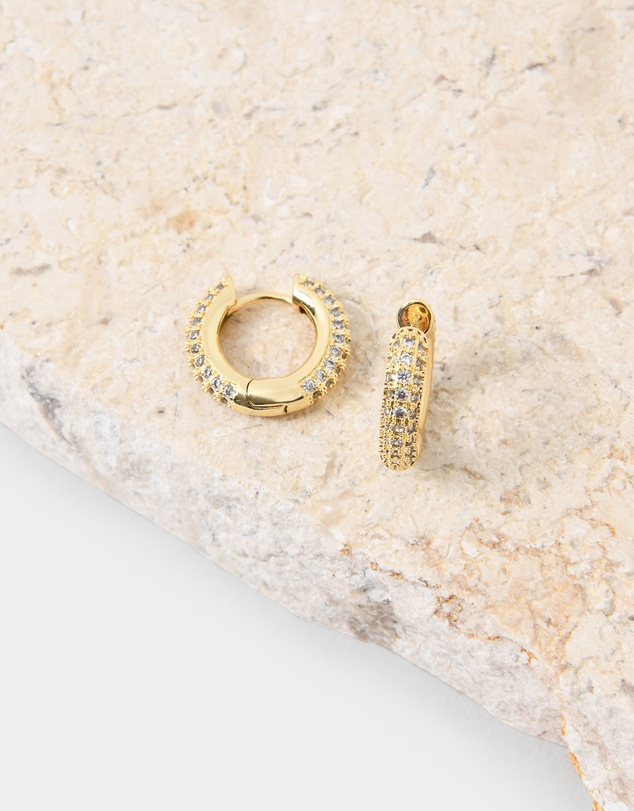 Forcast - Daliah 16k Gold Plated Earrings