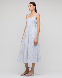 Staple the Label - Marcella Shirred Midi Dress