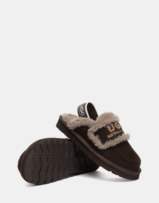 EVERAU - Australian Shepherd Ugg Rilee Kids Cow Suede Upper House Shoes