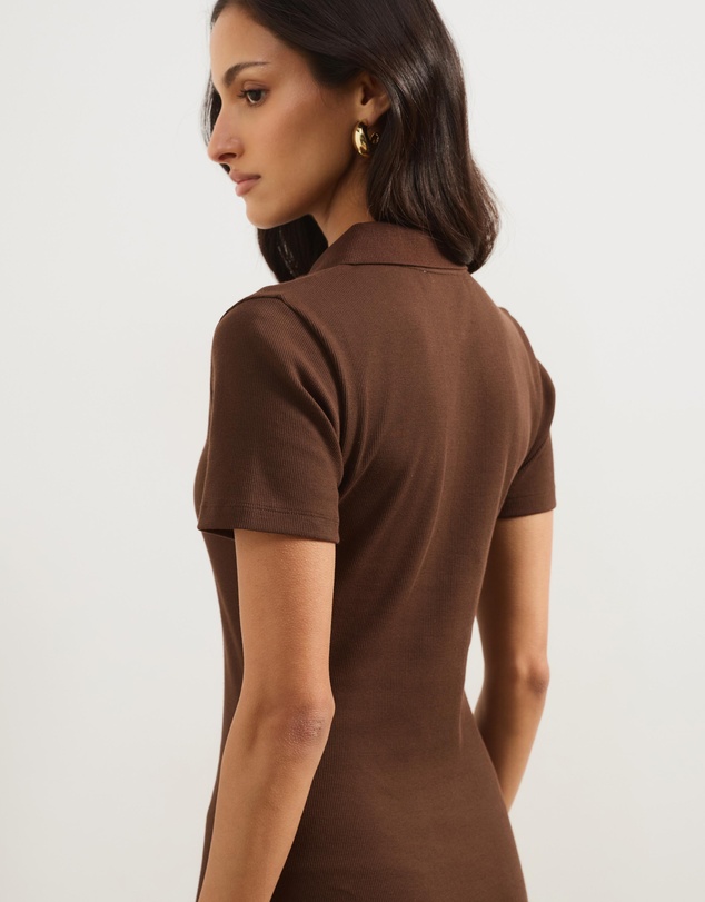 Atmos&Here - Morgan Organic Cotton Short Sleeve Midi Dress