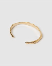 Arms Of Eve - Jayde Gold Cuff Bracelet