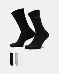 Nike - Nike Everyday Elevated Crew Socks 3-Pack