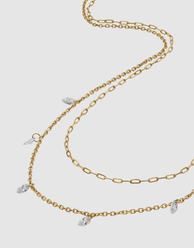 Fossil - Ellis Gold tone Necklace