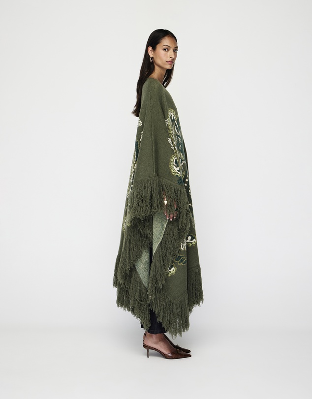 MOS The Label - Sylva Jacquard Poncho