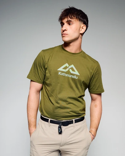 Kathmandu - Logo Fill Organic Cotton Tee