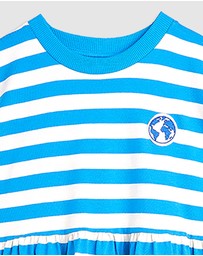 Mini Rodini - Earth Stripe SS Dress - Babies-Kids
