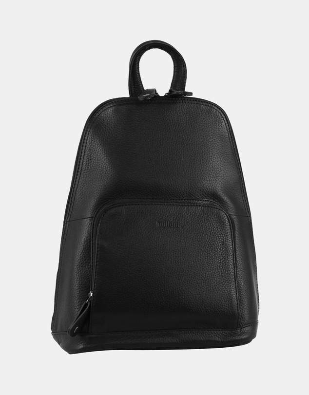 Milleni - Milleni Ladies Genuine Leather Twin Zip Backpack