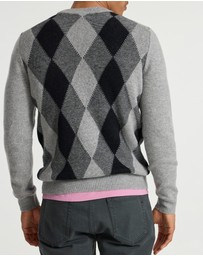 Marcs - Matt Argyle Knit Jumper