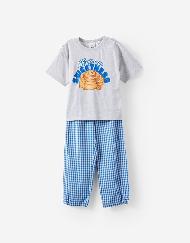 Cotton On Kids - Sleep Tee & Poplin Pant Pj Set