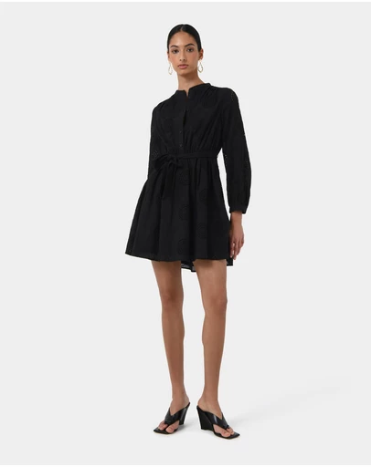 Forcast - Lea Cotton Tie Dress