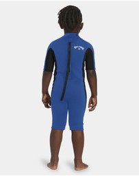 Billabong - Girls 2 to 6 2/2mm Foil Back ZIp Springsuit