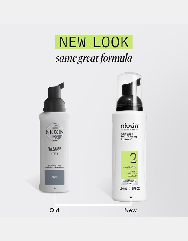Nioxin - Nioxin System 2 Scalp + Hair Thickening Treatment - Serum For Natural Hair With Progressed Thinning, 100ml