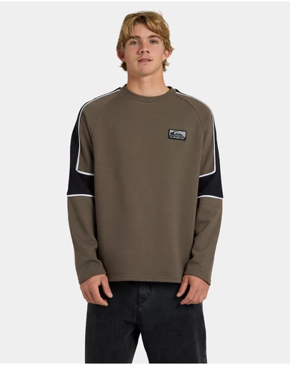 Quiksilver - Mens Lines Panel Crew Neck
