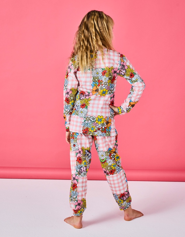 Kip&Co - Garden Wonders Organic Cotton LS Top Pants Pyjama Set - Kids-Teens