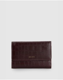 Evity - RFID Lila Croc Emboss Med Wallet