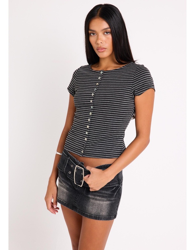 Insight - Charli Button Up Top