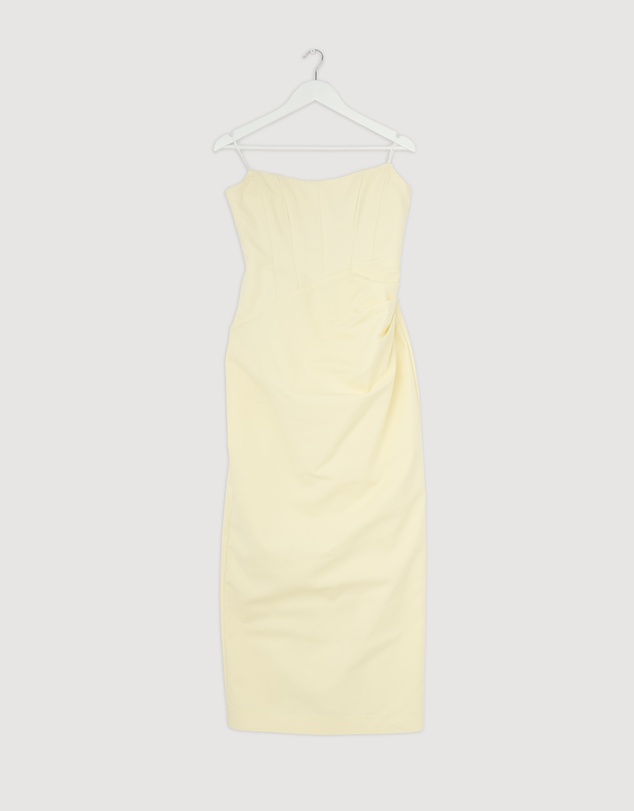 Revibe - Repaired Shona Joy Lani Strapless Corset Maxi Dress - AU 12