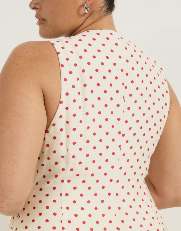 Atmos&Here Curvy - Chloe Midi Wrap Dress With Bead Detail