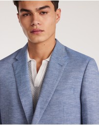 Calibre - Lyocell Linen Blazer Blue