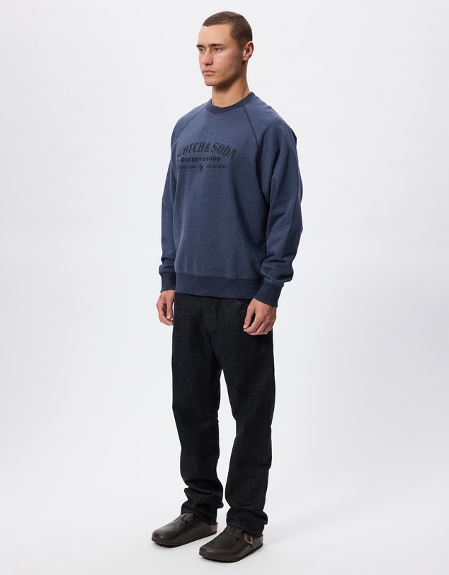 Scotch & Soda - Front Artwork Relaxed-Fit Sweatshirt