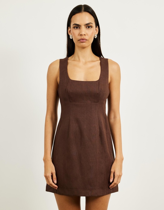 Margot Linen Mini Dress by Lover Online | THE ICONIC | Australia