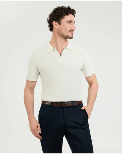 Tarocash - Omal Zip Knit Polo