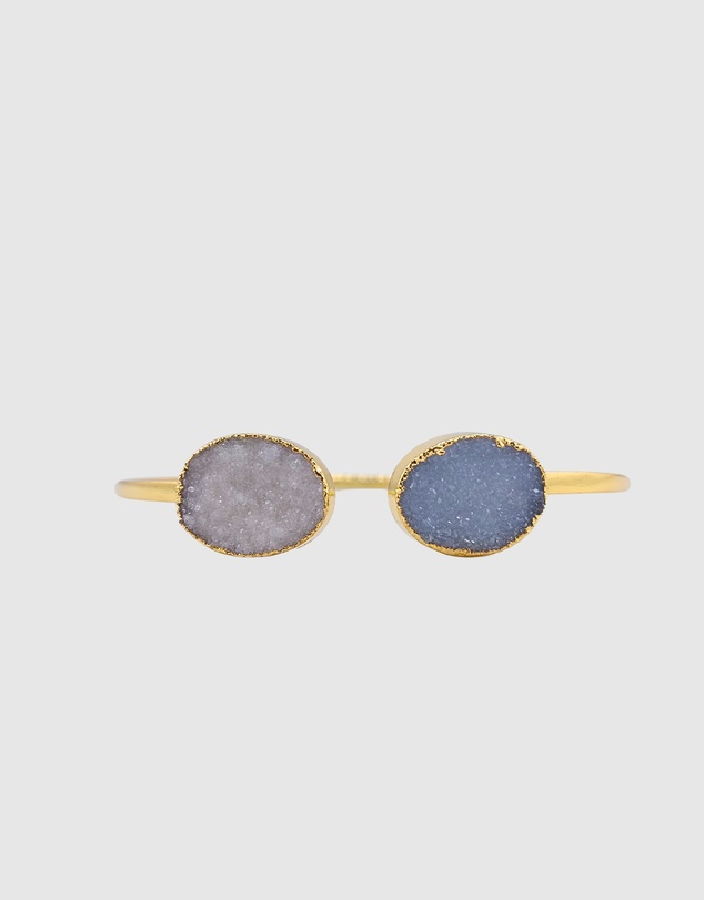 Miz Casa and Co - Duet Druzy Bracelet