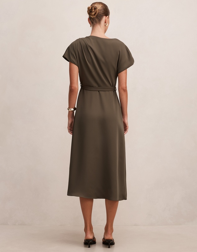 Forever New - Kylee Button Neck Dress